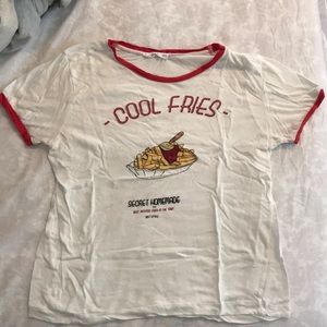“Cool Fries” graphic tee shirt, size M